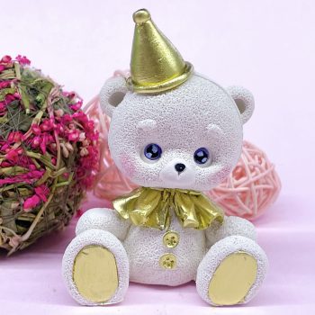 Фигура из шоколадной глазури "Мишка клоун"