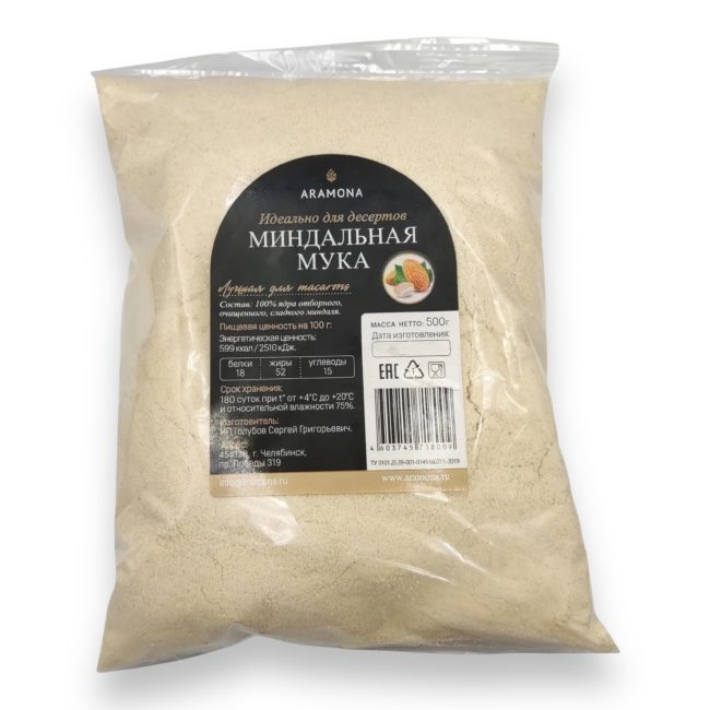Мука миндальная "Арамона" 500г