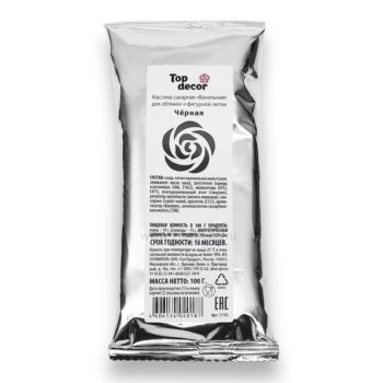 Мастика "TopDekor" черная 100гр