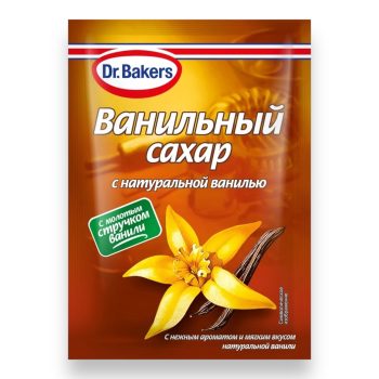 Сахар ванильный (с натуральной ванилью) "Dr/Oetker", 15гр