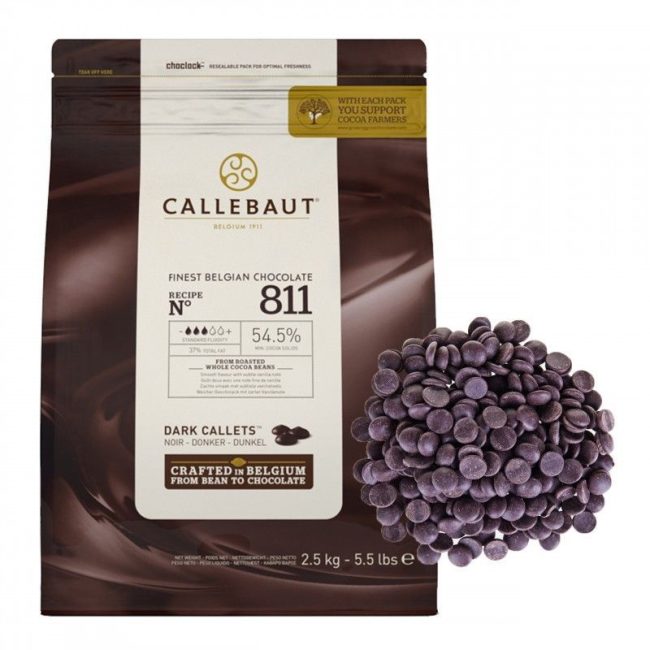 Шоколад "Callebaut" темный 54.5% 2.5 кг