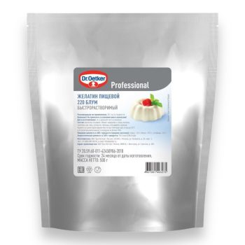 Желатин пищевой "DR.OETKER" 220 блюм, 500гр