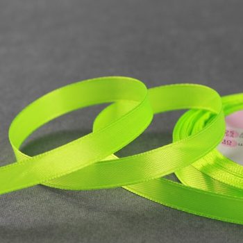 Лента атласная, 10мм, 23м, цвет салатовый
