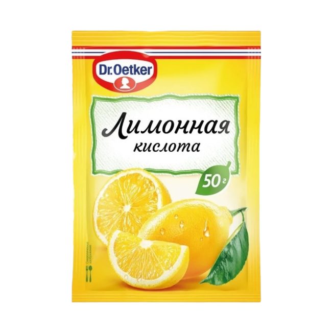 Лимонная кислота "Dr/Oetker", 8гр