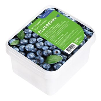 Пюре "Экопродукт" ЧЕРНИКА (без сахара), 1кг