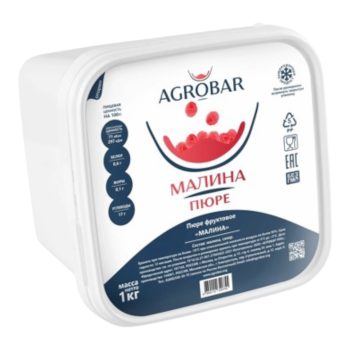 Пюре "Agrobar" МАЛИНА 1кг