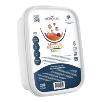 Пюре "Agrobar" МАЛИНА-МАРАКУЙЯ 250гр