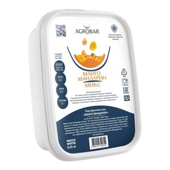 Пюре "Agrobar" МАНГО-МАНДАРИН 250гр