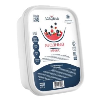 Пюре "Agrobar" ЯГОДНЫЙ МИКС 250гр