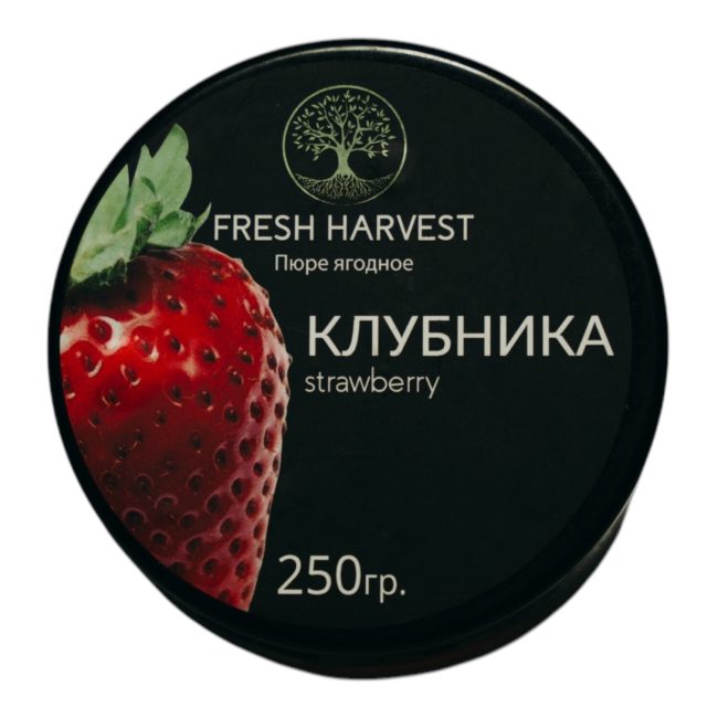 Пюре "Fresh Harvest" КЛУБНИКА 250гр