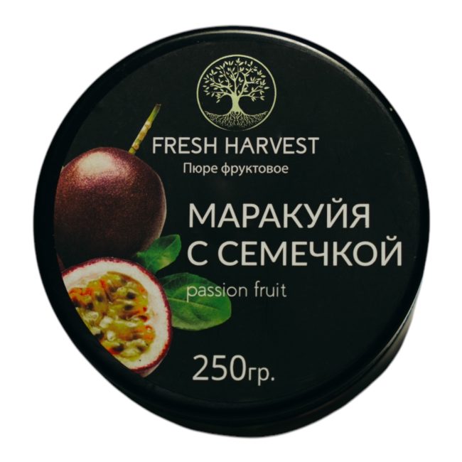 Пюре "Fresh Harvest" МАРАКУЙЯ С СЕМЕЧКОЙ 250гр