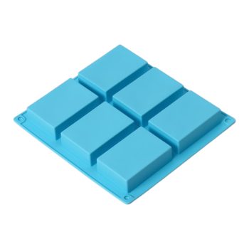 Форма силиконовая прямоугольники, 6 ячеек (5.5×8 см)