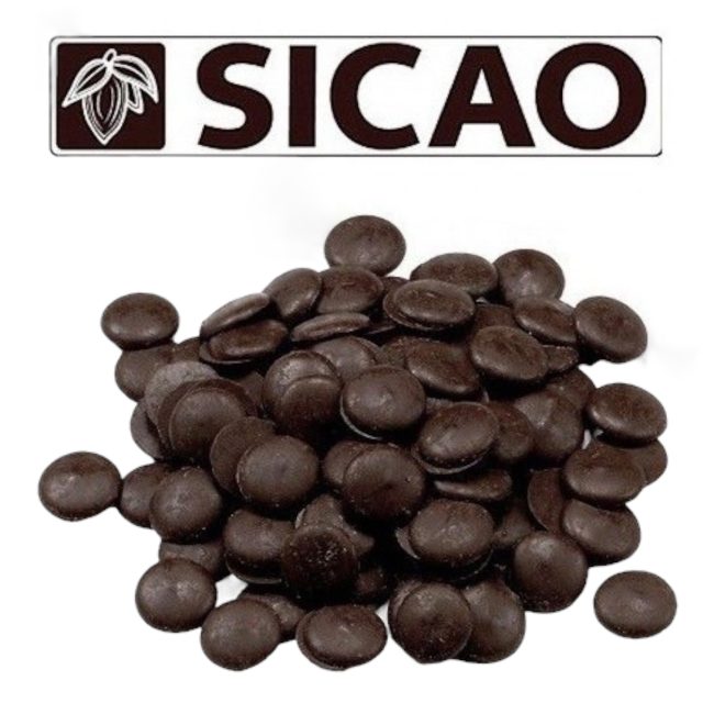 Глазурь "SICAO" темная 500гр