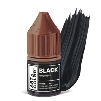 Краситель "Art Color choco" ЧЕРНЫЙ 12мл