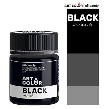 Краситель жирорастворимый "Art Color Oil Candy" черный 10гр