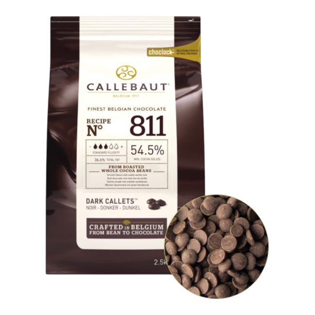 Шоколад "Callebaut" темный 54.5% 500гр